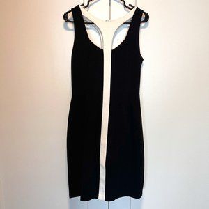 BCBGMAXAZRIA - Black and White Cut Out Dress